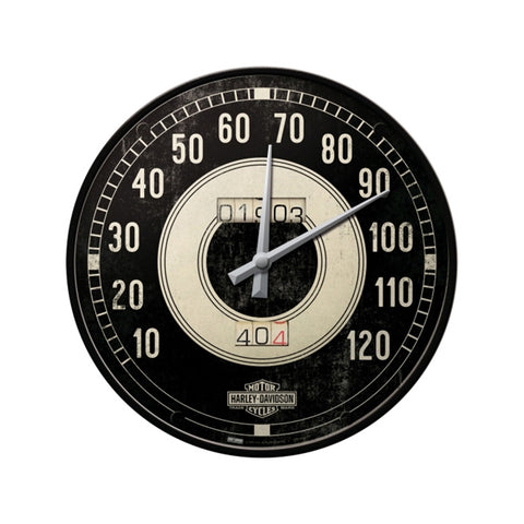 Nostalgic-Art Wall Clock Harley-Davidson Speedo Design 30cm