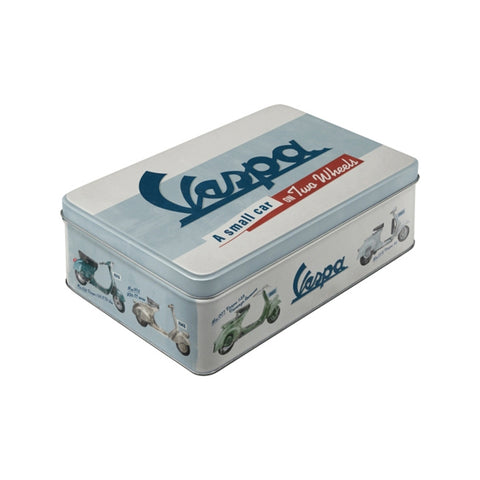Nostalgic-Art Storage Tin Vintage Vespa Design Steel 23x16x7cm