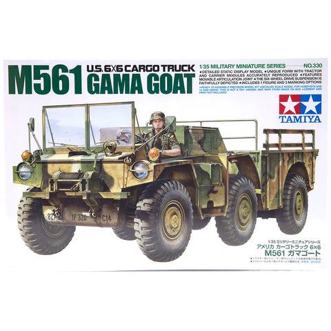 Tamiya 1/35 U.S. M561 Gama Goat 6x6 Cargo Truck Scaled Plastic Model Kit