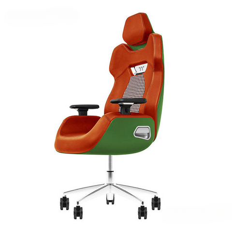Thermaltake ARGENT E700 Leather Gaming Chair (Green Houndstooth)