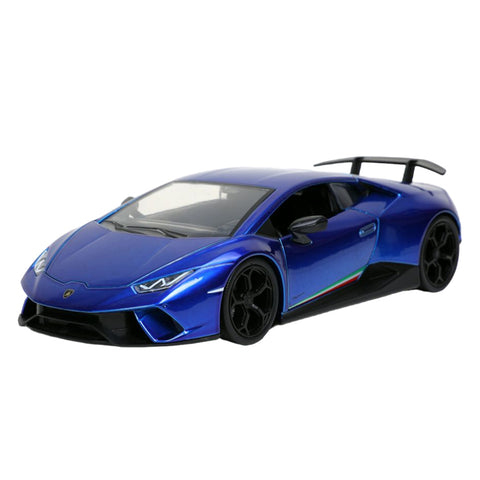 Jada 1:24 Scale Hyperspec 2017 Lamborghini Huracan Blue Diecast Car Model