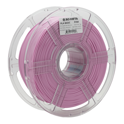 3D META PLA Basic 3D Printing Filament - Pink