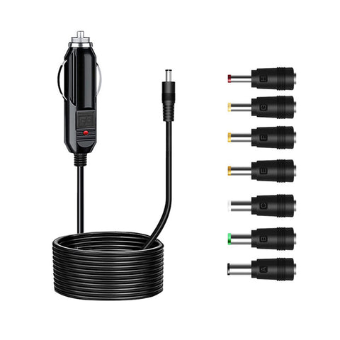 Sansai Car Charger 12V/24V 8A 1.5m (7 Plug Adapter Heads)