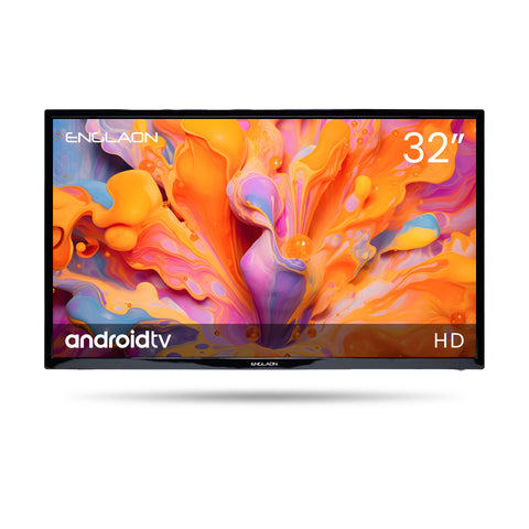 ENGLAON 32’’ HD Smart 12V TV With Built-in Chromecast and Bluetooth Android 11
