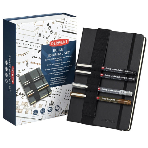Derwent A5 Bullet Dotted Journal Set Line Markers
