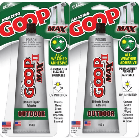 E6000 Amazing Goop Amazing GOOP II MAX All Weather Adhesive Glue Contact 81g Pack 2