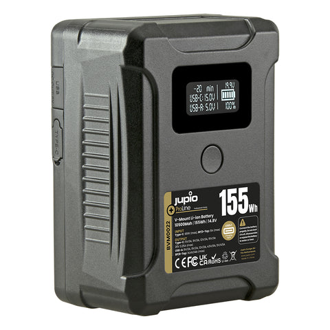 Jupio ProLine 155W/10500mAh Extreme V-Mount Li-Ion Battery Pack For Camera