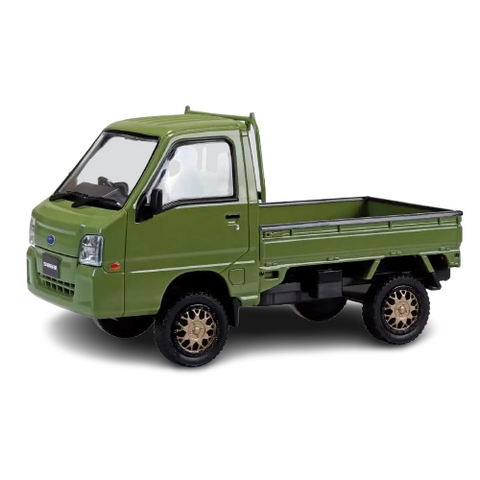 Aoshima 1/32 SNAP Subaru Sambar Truck Custom Wheels (Olive Green)