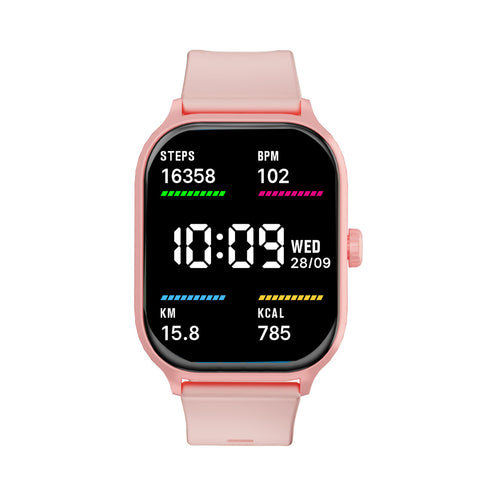 V-Fitness 2"Touch Screen Smart Watch with Health Tracking (Pink)