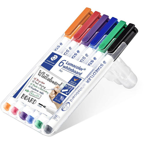 Staedtler LumoColour Whiteboard Markers (Assorted) [Box 6]