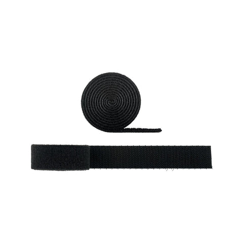 Goobay 1m Cable Management Hook & Loop Organiser (Black)