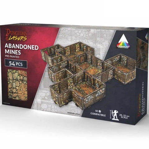 Dungeons & Dragons Dungeons & Lasers: PrismaCast Pre-Painted Terrain Abandoned Mines: Pre-Painted