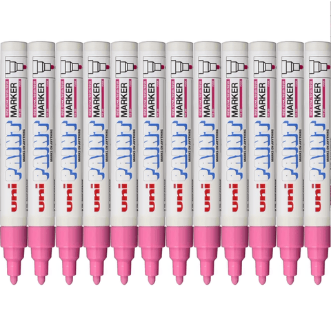 Uni-Ball PX20 Box 12 Paint Marker Bullet Tip 2.2mm (Pink)