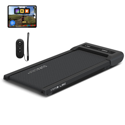 LSG Fitness Steps A1 Walking Pad Under Desk Treadmill (Black)
