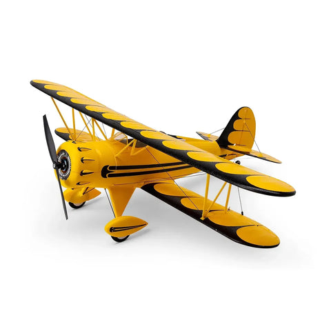E-Flite RC Plane UMX Waco 550mm 3D Aerobatic BNF Basic with AS3X and Safe Select Technology - Yellow