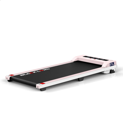 BLACK LORD Treadmill Electric Walking Pad Under Desk Home Office Fitness 38cm Belt (Pink)