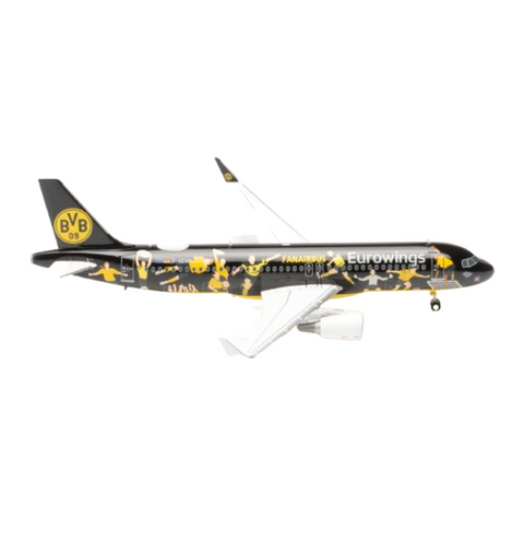 Herpa 1/500 Eurowings Airbus A320 'BVB Fanairbus'