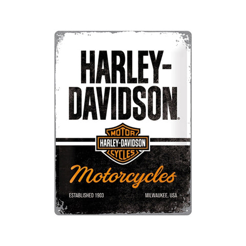 Nostalgic-Art Harley-Davidson Motorcycles 30x40cm Large Metal Tin Sign Plaque