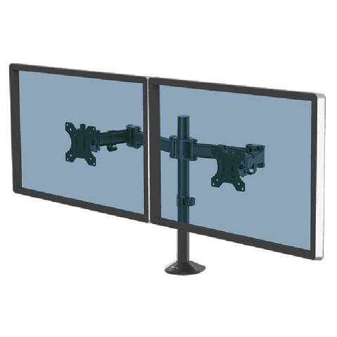 Fellowes Reflex Dual Monitor Arm (Black)