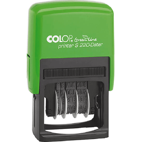Colop S220B Line Dater Stamp 4mm Black