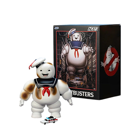 Jada Ghostbusters Stay Puft Marshmallow Man 6" With Ecto-1 Next Level Nano Set