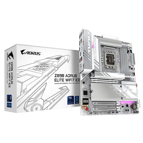 Gigabyte Z890 Aorus Elite WiFi7 Ice Motherboard
