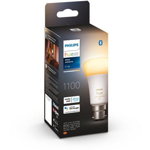 Philips Hue B22 A60 White Ambiance Bluetooth Bulb [2022]