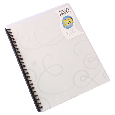 Beautone Jewel Twin Display Book 30 pocket (A4) - Clear