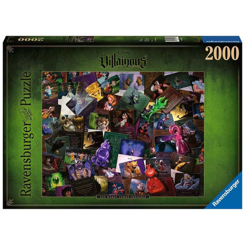 Ravensburger 2000p Villainous Worst Comes Prepared Puzzle
