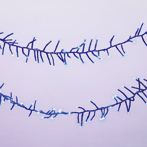 Lexi Lighting 500 LED Connectable Cluster Christmas Lights Blue