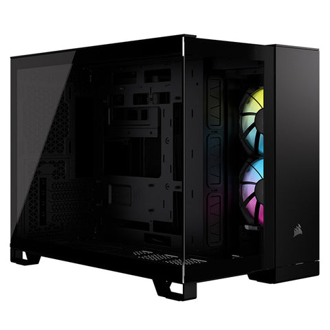 Corsair iCUE Link 2500X RGB mATX Case - Black