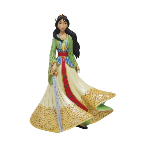 Jim Shore Disney Traditions - Mulan Deluxe Figurine - Courage and Honour