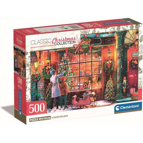 Clementoni 500-Pieces Old Toy Shop Puzzle (Compact)