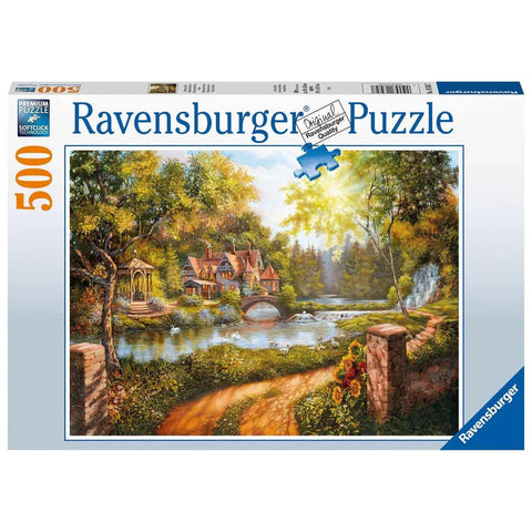 Ravensburger 500pc Cottage By The River Puzzle