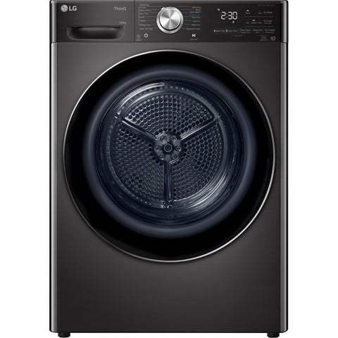 LG DVH10-10B 10kg Series 10 Heat Pump Dryer (Black Steel)