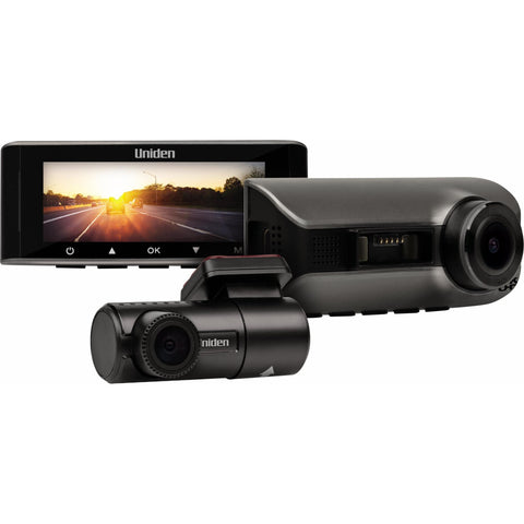 Uniden 4K Smart Dash Camera with FHD Rear Camera and Wide Angle LCD Colour Screen