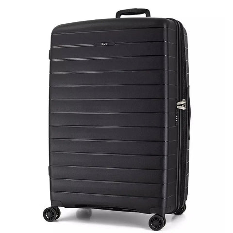 Rock Palma Large Lightweight Hardsided Suitcase - Black