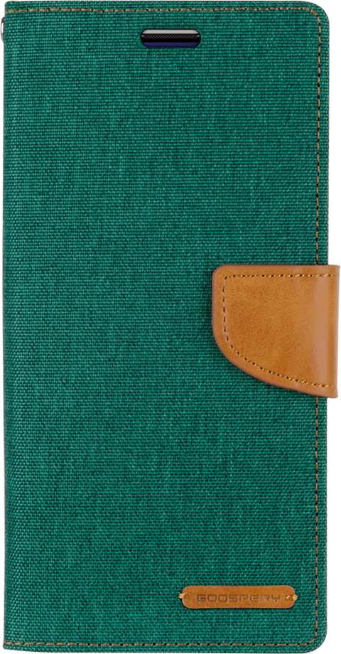 Goospery Canvas Diary For Galaxy S20 Ultra - Green