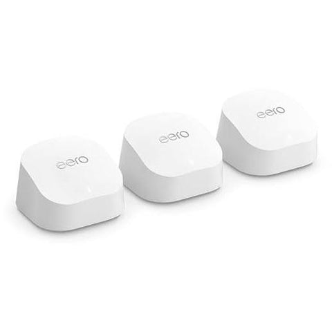 Amazon eero 6+ Mesh Dual Band Wi-Fi 6 Router (3 Pack)