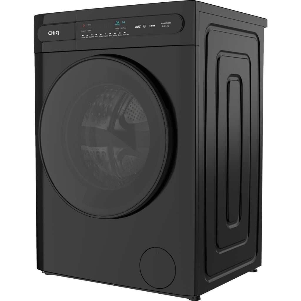 CHiQ WDFL8T48B3 8kg/5kg Front Load Washer Dryer Combo (Black) JB HiFi