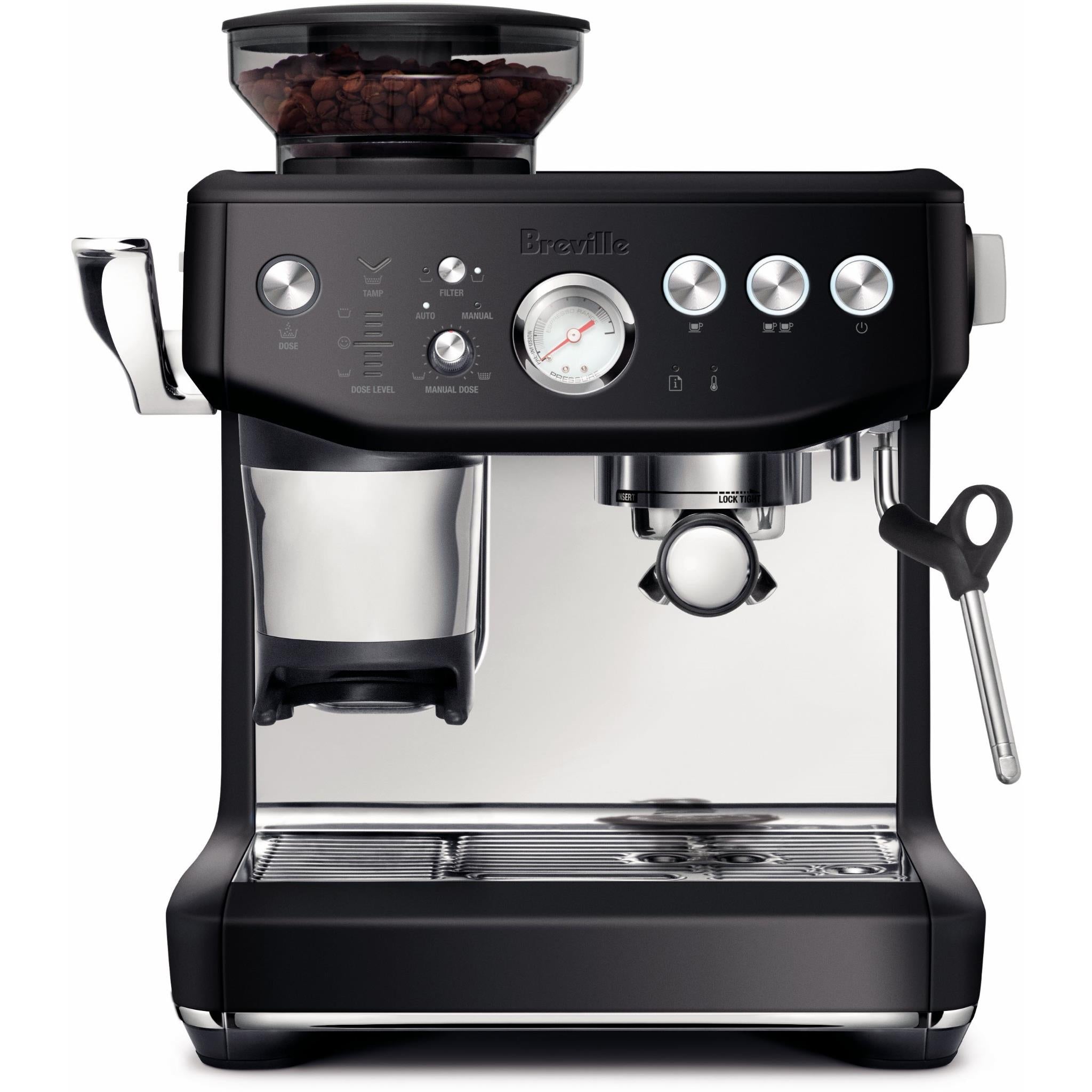 Breville the Barista Express® Impress Manual Coffee Machine (Black