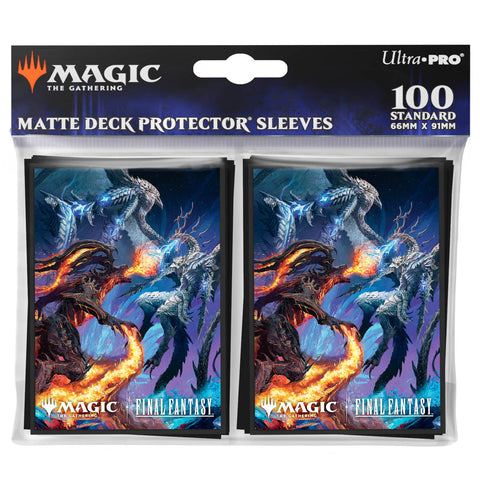 Ultra Pro: UP38707 Magic the Gathering FINAL FANTASY 100ct Deck Protector Sleeves v3 for MtG