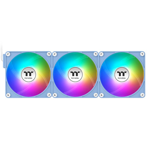Thermaltake CT120 EX Reverse Blades Fan (Hydrangea Blue, 3 Pack)