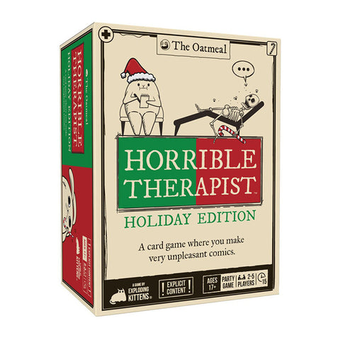 Exploding Kittens Horrible Therapist Holiday Edition