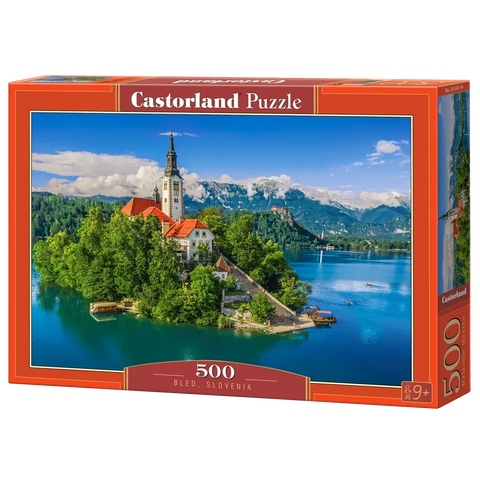 Castorland 500-Pieces Bled Slovenia Puzzle