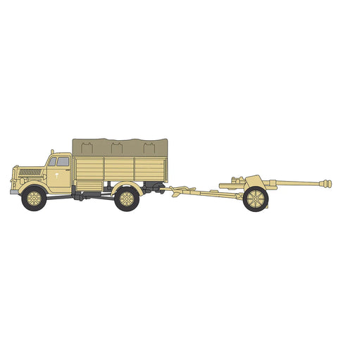 Airfix 1/76 Opel Blitz and Pak 40 Gun Truck Kit