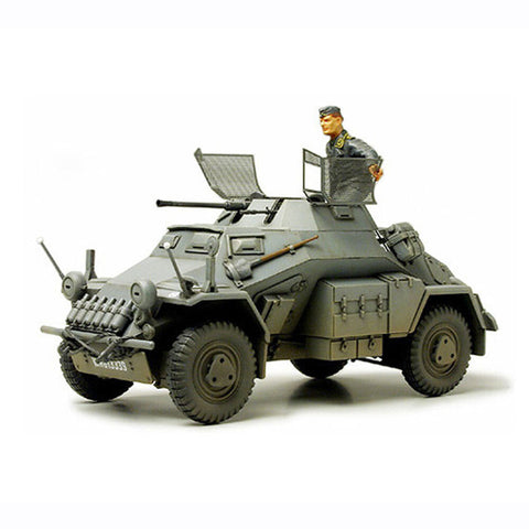 Tamiya 1/35 Sd.Kfz.222 Leichter Panzerspahwagen (4x4) with PhotoEtched Parts and Aluminum Gun Barrel