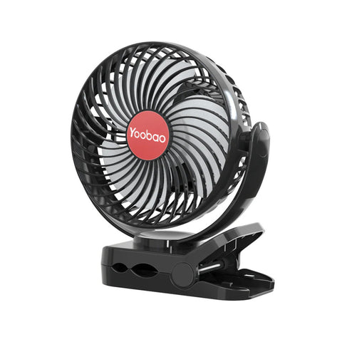 Yoobao F8 Rechargeable Portable Mini Fan with Powerbank 8000mAh (Black)