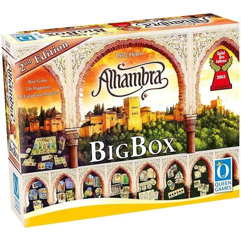 Queen Games Alhambra 2nd Edition Big Box Tabletop Strategy Game