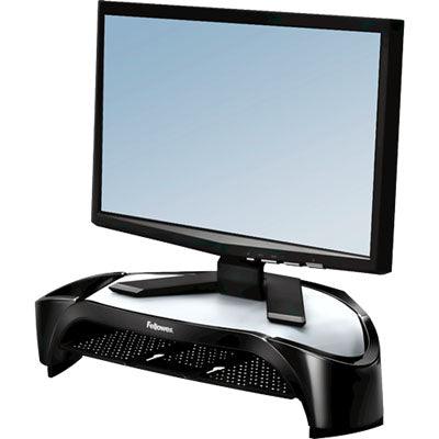 Fellowes Smart Suites Monitor Riser Plus 101.6×477.8×328.6mm Plastic (Black)